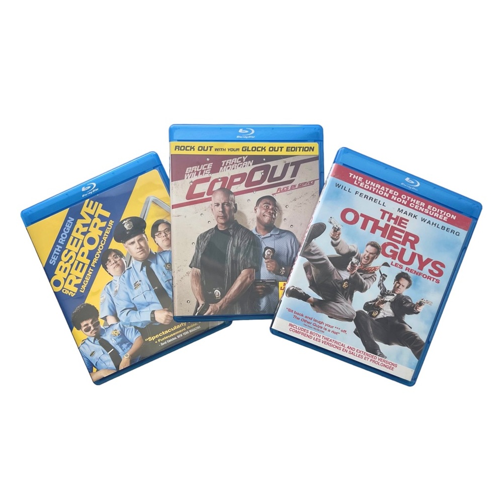 3-pack of Blu-ray comedy movies